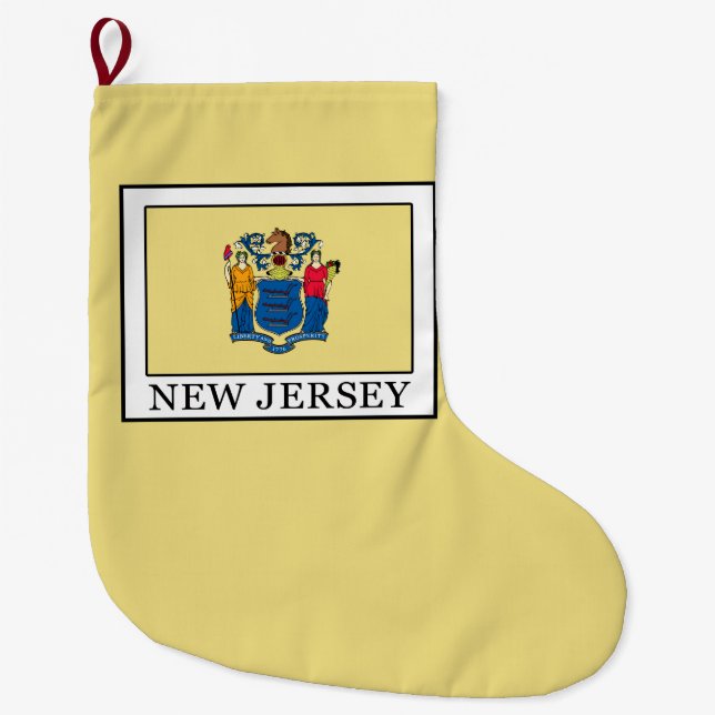 Grande Chaussette De Noël New Jersey (Devant)