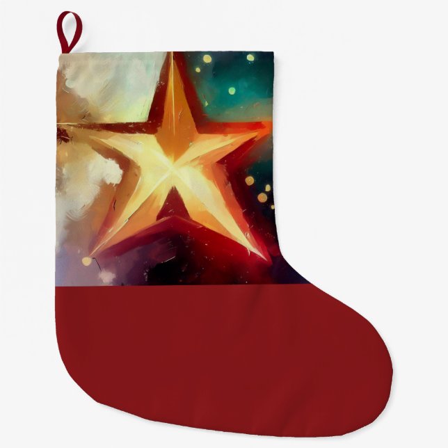 Grande Chaussette De Noël Noël 3 (Devant)
