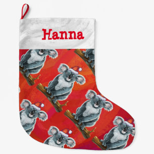 Grande Chaussette De Noël Noël à Koala Bear