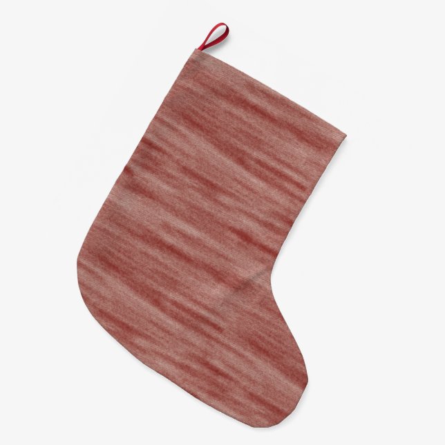 Grande Chaussette De Noël Noël aux Fruits Rouges (Devant (Accrochage))