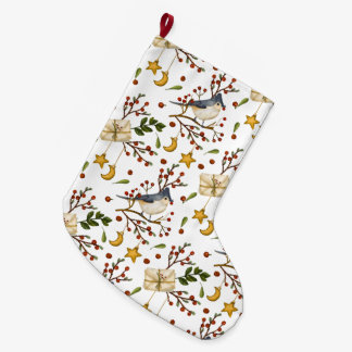 Grande Chaussette De Noël Noël Bluejay Grand Noël Stocker