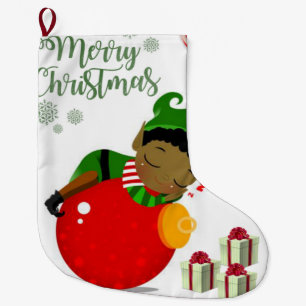 Grande Chaussette De Noël Noël, Elfe