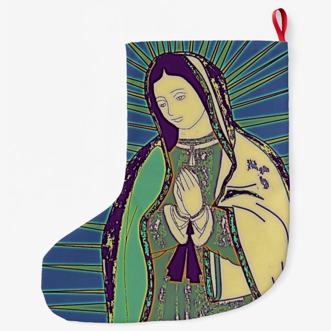 Grande Chaussette De Noël notre dame de guadalupe (Dos)