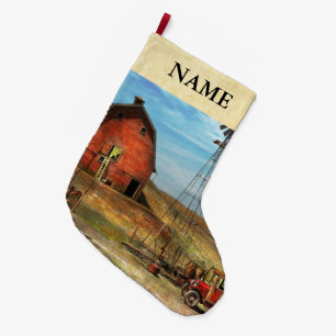 Grande Chaussette De Noël Pays - ND - Agriculture de terres 1936