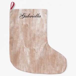 Grande Chaussette De Noël Pêcher personnalisé Abstrait