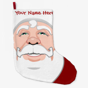Grande Chaussette De Noël Père Noël Stocking Stockage personnalisées Stockag