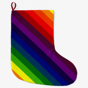 GRANDE CHAUSSETTE DE NOËL PERFECTION D'ARC-EN-CIEL ! ~