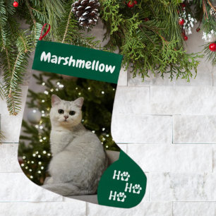 Grande Chaussette De Noël Photo de compagnie personnalisée Chien ou Chat mig