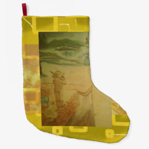 Grande Chaussette De Noël Pique-nique au bord de la mer