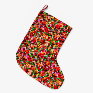 Grande Chaussette De Noël Points de fête 2-Noël