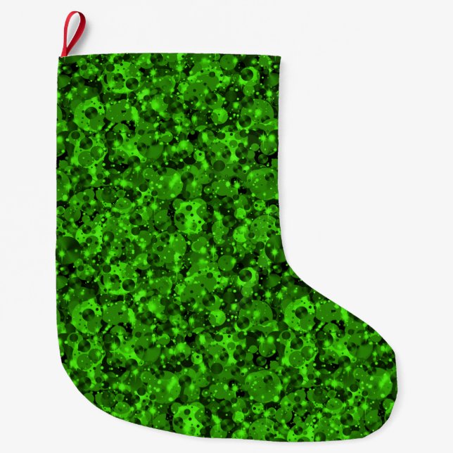 Grande Chaussette De Noël Points de fête 5-Noël Stocking (Devant)