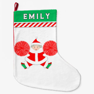 Grande Chaussette De Noël Pom-pom girl personnalisée