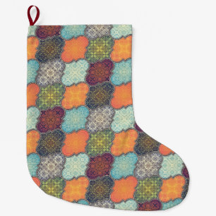 Grande Chaussette De Noël Quatrefoil