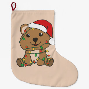 Grande Chaussette De Noël Quokka Christmas Winter Animaux Quokkas Large Chri