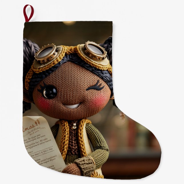 Grande Chaussette De Noël Rapport officiel de l'elfe  (Devant)