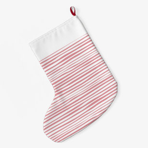 Grande Chaussette De Noël Rayures