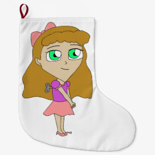 Grande Chaussette De Noël remonter chibi