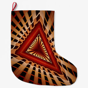 Grande Chaussette De Noël Réseau d'Imaginaires 3D Conception graphique fract