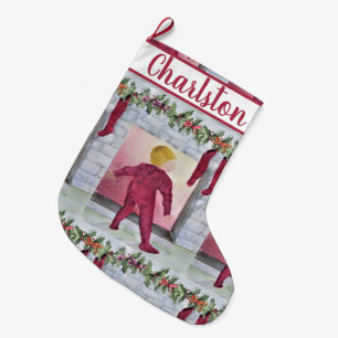 Grande Chaussette De Noël Réveillon de Noël