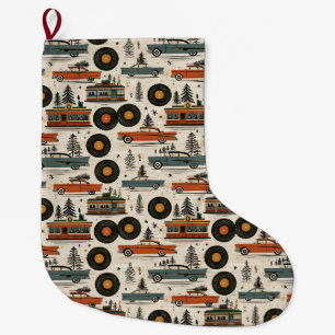 Grande Chaussette De Noël Rhythme de Noël de mantel de voiture classique