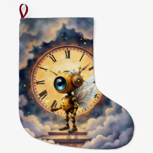 Grande Chaussette De Noël Robby le Gardien du Temps ailé – Série des Ailes d