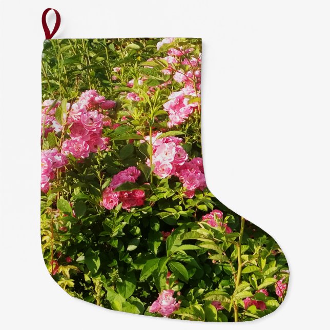 Grande Chaussette De Noël Rosarium en fleurs (Devant)
