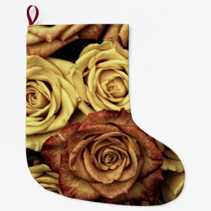 Grande Chaussette De Noël Rose sepiqué