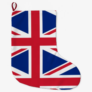Grande Chaussette De Noël Royaume-Uni (Drapeau britannique) (Union Jack) (UK