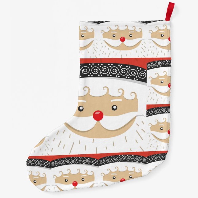 Grande Chaussette De Noël Santa 027 (Dos)