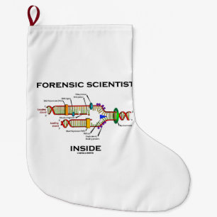 Grande Chaussette De Noël Scientifique médico-légal dans le Humour de rép