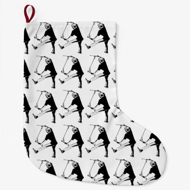 Grande Chaussette De Noël Scooter volant haut Boy - Stunt Scooter (Devant)