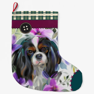 Grande Chaussette De Noël Séjour de Noël du tricolor Cavalier  vérificate