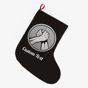 Grande Chaussette De Noël Silver