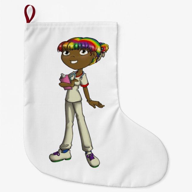Grande Chaussette De Noël Soins (Devant)