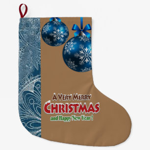 Grande Chaussette De Noël Stockage de Noël