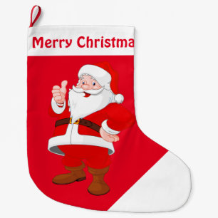 Grande Chaussette De Noël Stockage de Noël/Père Noël