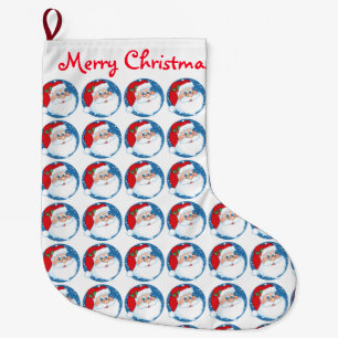 Grande Chaussette De Noël Stockage de Noël/Père Noël
