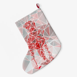 Grande Chaussette De Noël Stocker le grand Motif Danois