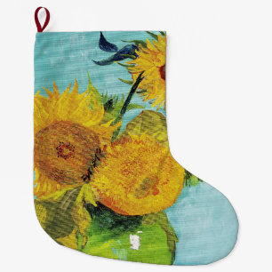 Grande Chaussette De Noël Sunflowers Vincent van Gogh