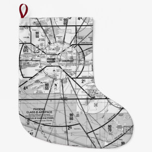 Grande Chaussette De Noël Tableau TAC de l'aéroport de Phoenix
