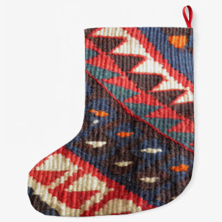 Grande Chaussette De Noël Tapis de Perse ethnique de Bohème exotique turc de