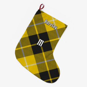 Grande Chaussette De Noël Tartan de robe du clan Barclay