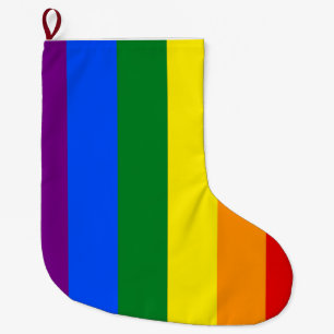 Grande Chaussette De Noël The Colors of the rainbow