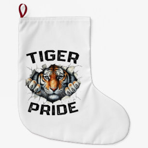 Grande Chaussette De Noël Tiger Pride Retro Tiger School