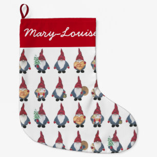 Grande Chaussette De Noël Tomten Christmas Stocking