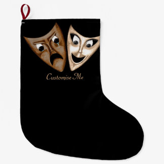 Grande Chaussette De Noël Tragédie et comédie