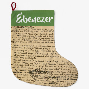 Grande Chaussette De Noël Un manuscrit d'original de chant de Noël