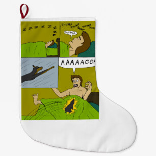 Grande Chaussette De Noël Un réveil douloureux