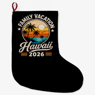 Grande Chaussette De Noël Vacances en famille Hawaii 2026