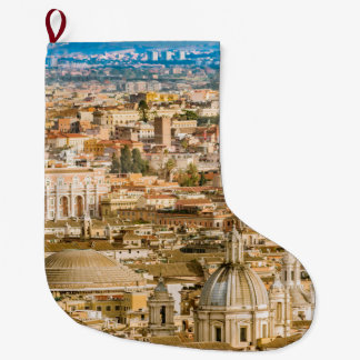 Grande Chaussette De Noël Vue aérienne de Rome de basilique Viewpoi de St